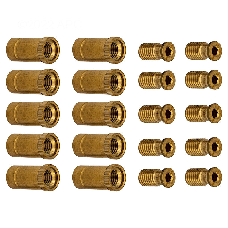 Latham Brass Anchor Assembly, Pool Safety Cover Hardware, MH212
