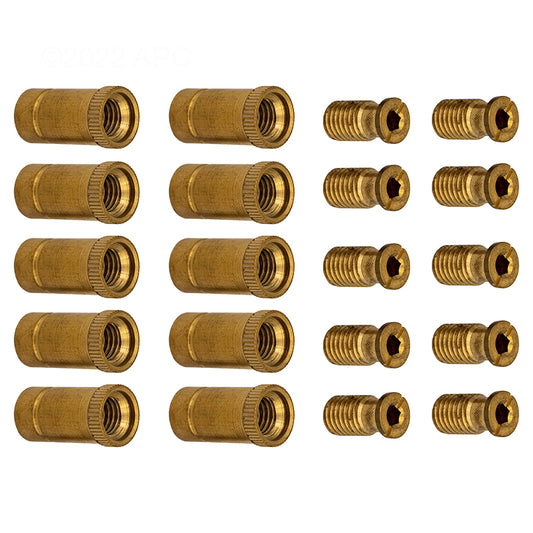 Latham Brass Anchor Assembly, Pool Safety Cover Hardware, MH212