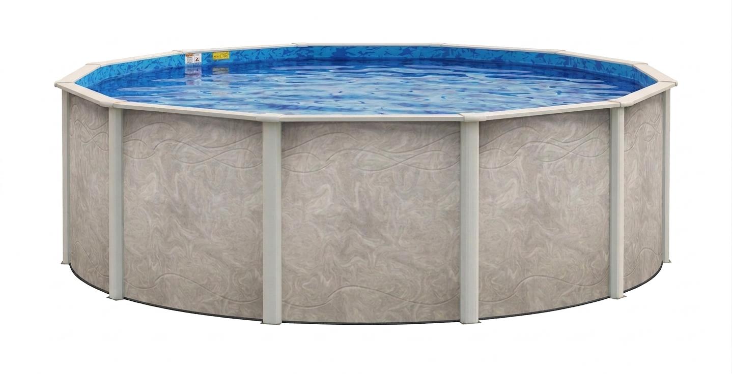 33' Round Above-Ground Pool with 52" Resin Wall | Marsh Majesty | 60-Year Warranty