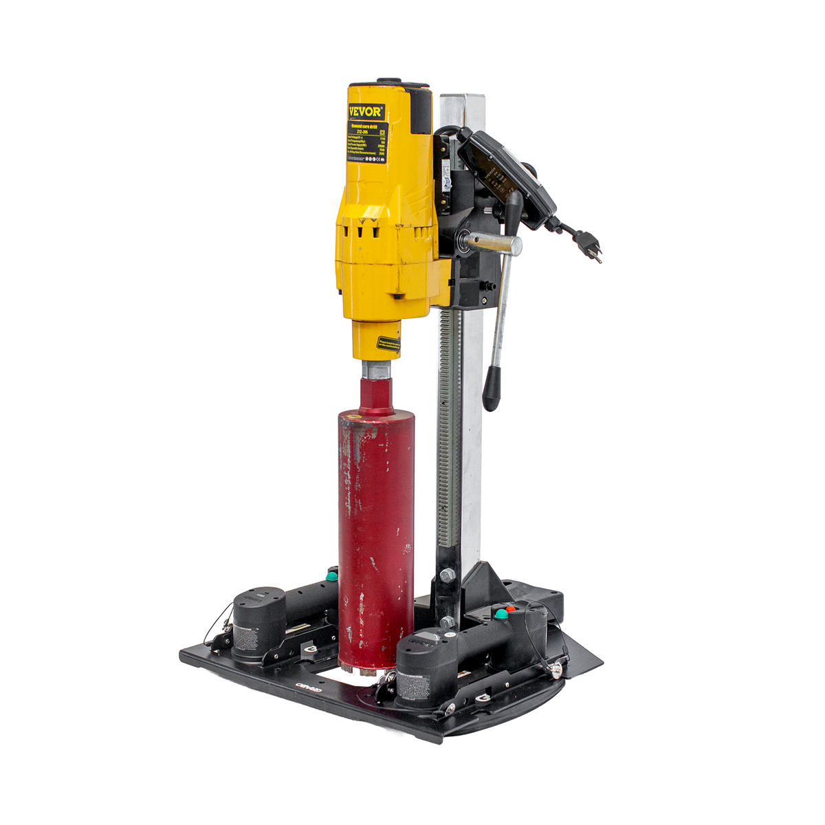 GRABO Bore Mount Core Drill Holder, Two-Cup