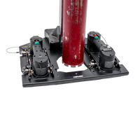 GRABO Bore Mount Core Drill Holder, Two-Cup