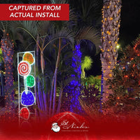 LED Mini Lights 5MM Orange Twinkle  6" Spacing