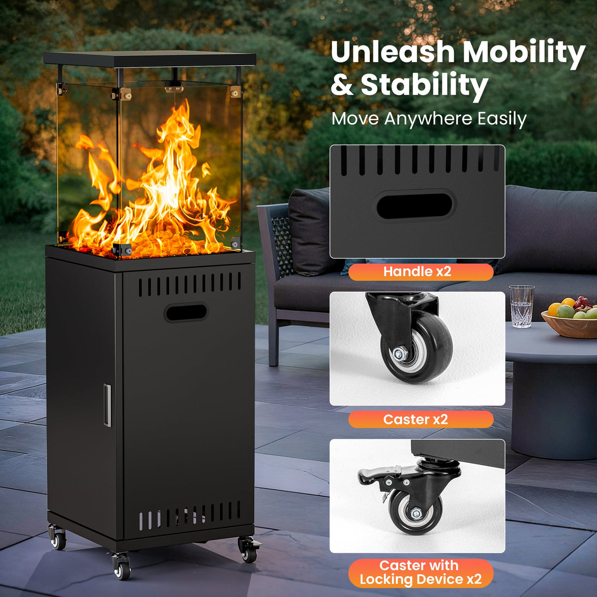Pyra Base Patio Heater 41,000 BTU