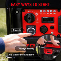 7000W Inverter Generator w/ CO Alert PS5055C