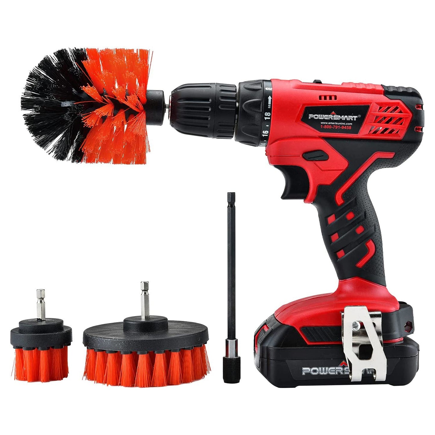 20V Cordless Drill Driver w/ Brushes, Battery & Charger Included PS76430A