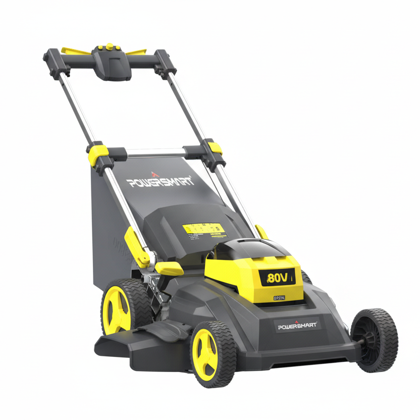 80V 26" Brushless Cordless Self-Propelled Lawn Mower w/ Battery & Charger PS76826