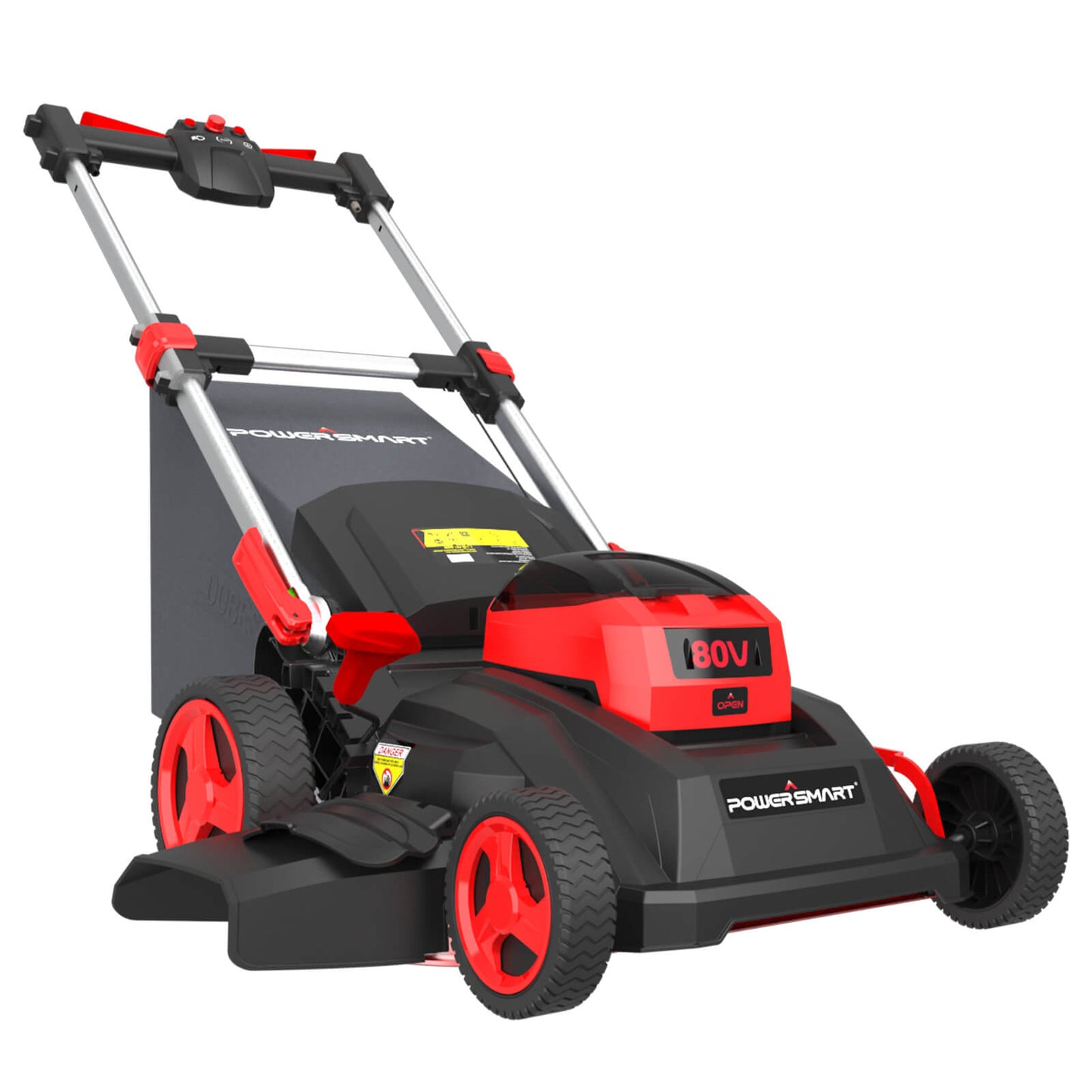 80V 26" Brushless Cordless Self-Propelled Lawn Mower w/ Battery & Charger PS76826