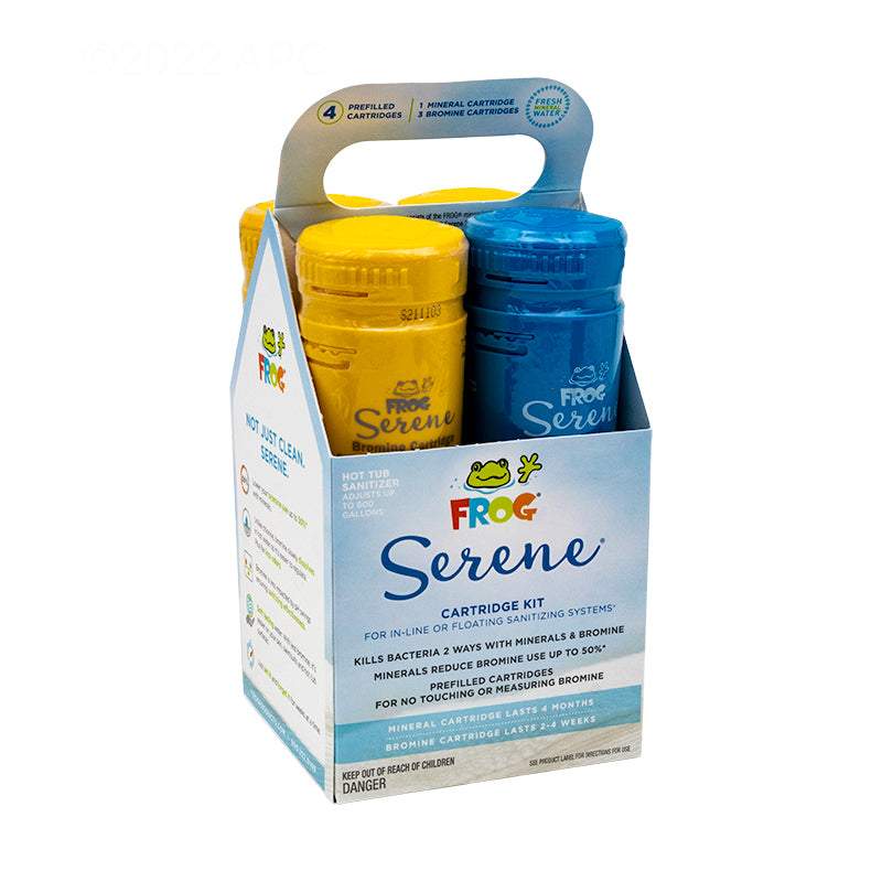 King Technology FROG Serene Cartridge Kit -- 1 Mineral + 3 Bromine (01-14-3856)