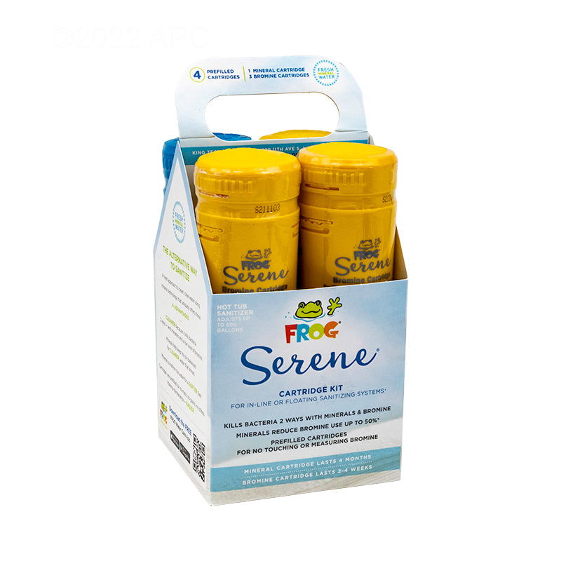 King Technology FROG Serene Cartridge Kit -- 1 Mineral + 3 Bromine (01-14-3856)
