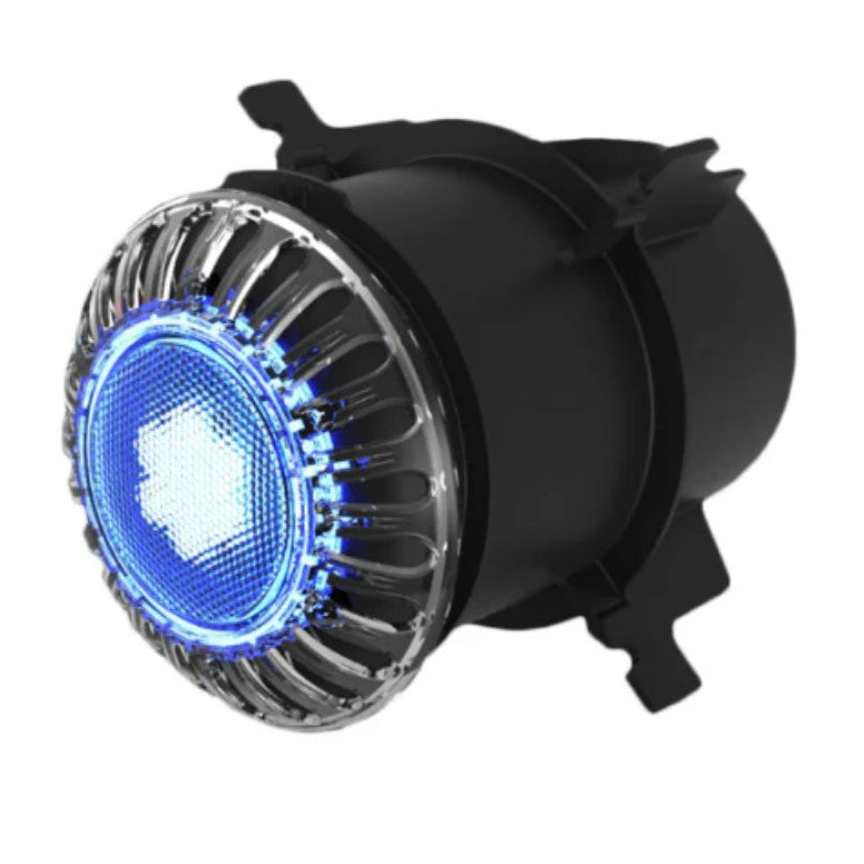 Spa Electrics Atom 3" Nicheless Multi-Color LED Light, Concrete Mount Kit, 100' Cable