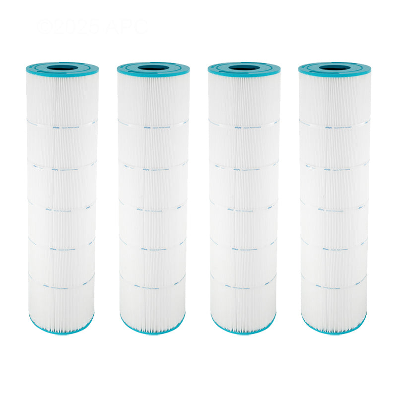 Hurricane HF7472-04 Replacement Filter Cartridge, 4-Pack, 125 Sq Ft for Pentair