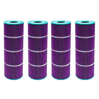 Hurricane HF7483-04P Replacement Filter Cartridge, Platinum Purple, 4-Pack, 325 Sq Ft for Hayward SwimClear C3030