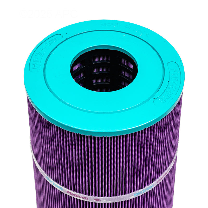 Hurricane HF7483-04P Replacement Filter Cartridge, Platinum Purple, 4-Pack, 325 Sq Ft for Hayward SwimClear C3030