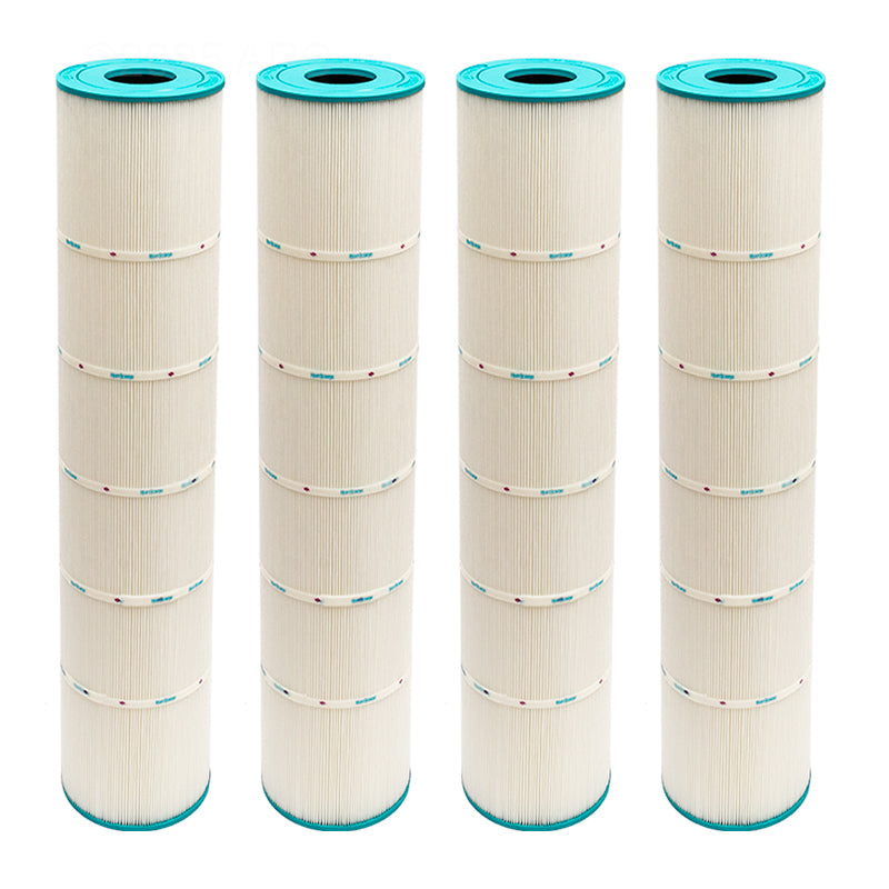 Hurricane HF7494-04 Replacement Filter Cartridge, 4-Pack, 131 Sq Ft for Hayward SwimClear C5025