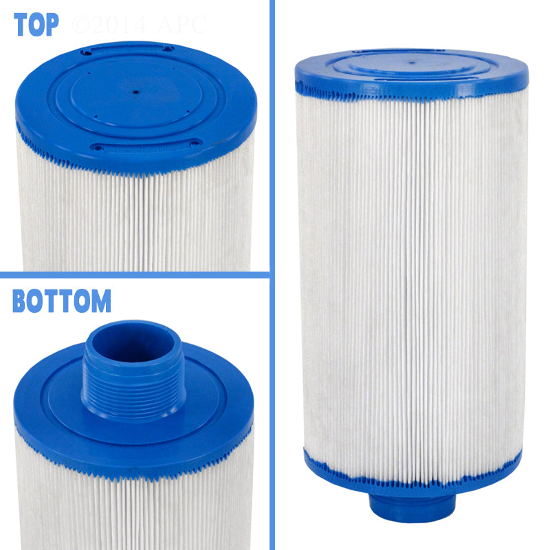 APC Cartridge 4 3/8IN X 7 3/4IN 25 SqFt Closed Top W/ 1 1/2IN Mpt Bottom FC-3029