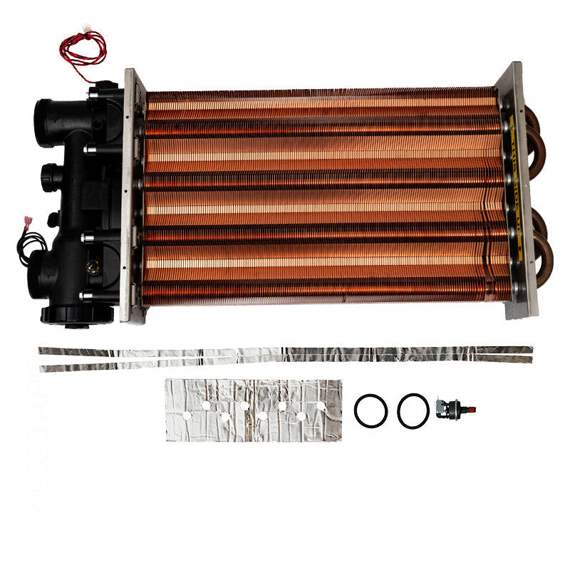 Hayward FDXLHXA1350 Heat Exchanger Assembly, H350FD Universal H-Series, 350K BTU