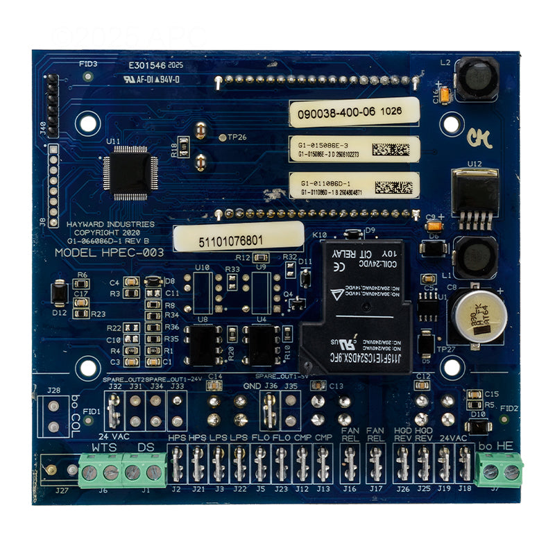 Hayward HPX51100122201 HeatPro and Summit Heat Pump Control Board Retrofit Kit