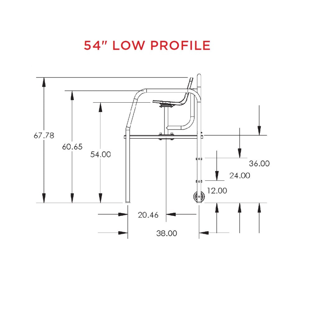 SR Smith 54" Low Profile Lifeguard Stand LPLS-354