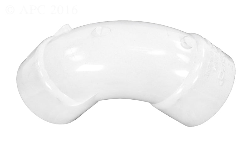 Lasco 406-020SW 2 inch Schedule 40 PVC 90 Degree Sweep Elbow, Slip x Slip
