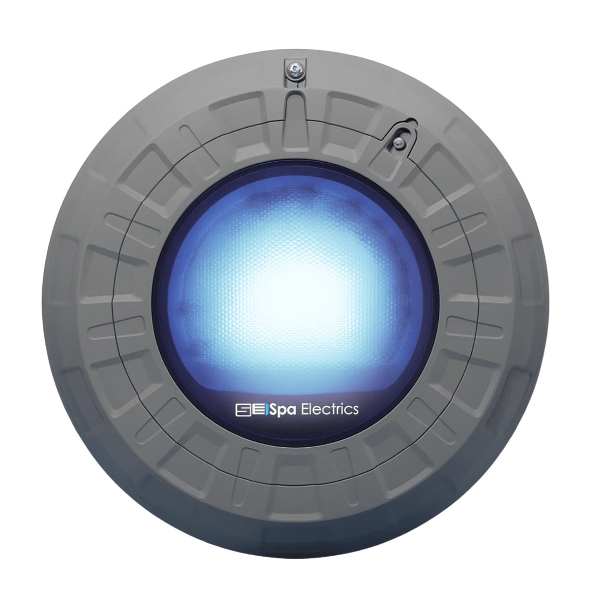 Spa Electrics R10 RETRO 10" White 4000K LED Light, Aqualumin Niche Adapter, Grey Rim, 0.5' Cable with Joiner