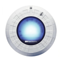 Spa Electrics Retro 10" (R10A) Blue Led White 10" Aqualumin Adapter, Plug Seal Assy Kit, White Rim, R10A L12 R1 WBL