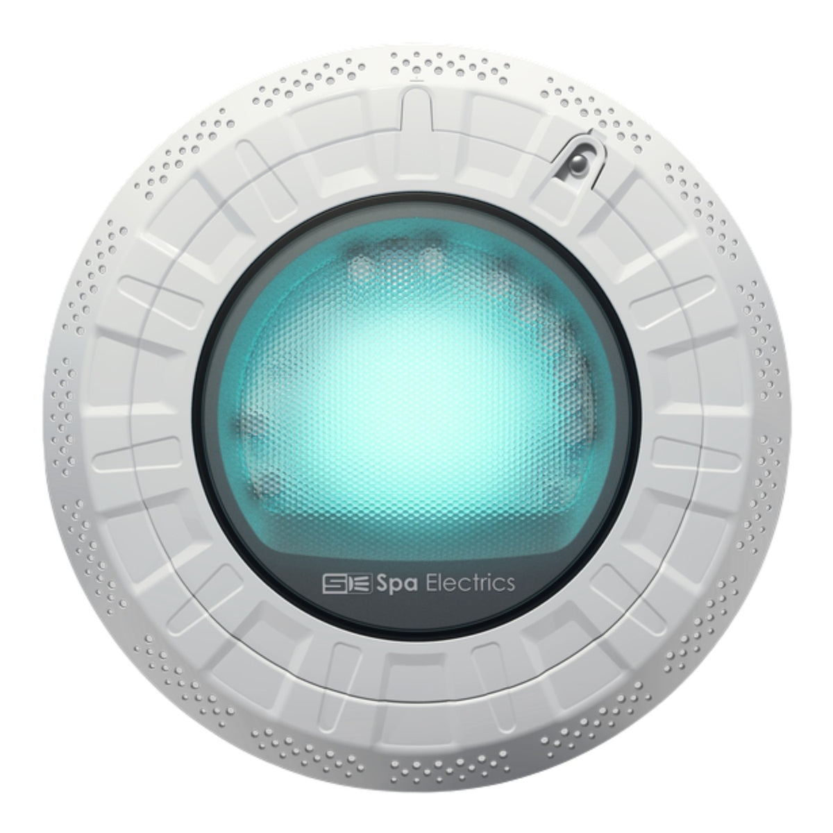 Spa Electrics R10 RETRO 10" White 4000K LED Light, Hayward Niche Adapter, White Rim, 0.5' Cable with Joiner