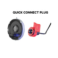 Spa Electrics Retro 8" R8 Warm-White 3K Led Grey 8" Niche Adapter, Plug Seal Assy Kit, Grey Rim, R8C L12 R1 GW3