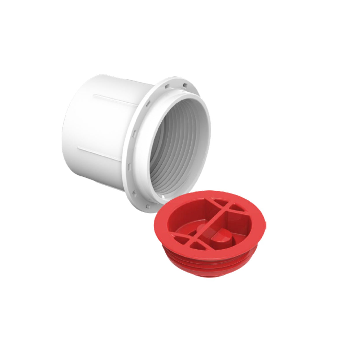Spa Electrics T1 TITAN 1.5" Nicheless Multi-Color LED Light, Concrete Clear Rim, 100' Cable