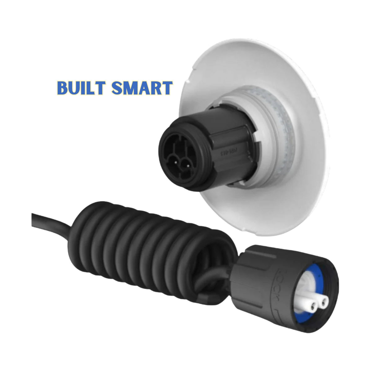 Spa Electrics T1 TITAN 1.5" Nicheless Multi-Color LED Light, White Rim, 150' Cable