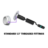 Spa Electrics Retro T1 Multi Plus DB Light 2X White Rims & 1.5" Thread & 0.5Ft Cable W/Joiner T1 L12 R1 WMP