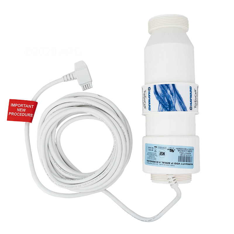 Hayward TCELL94025 TurboCell Extended Life Salt Cell, 40K Gallon, 25 ft Cord