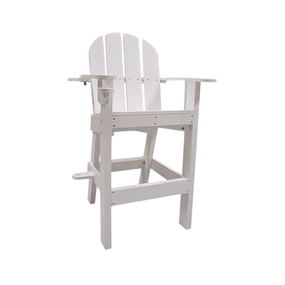 Tailwind Plastic Lifeguard Chair, White 30" Seat Height, 30" Long LG500W