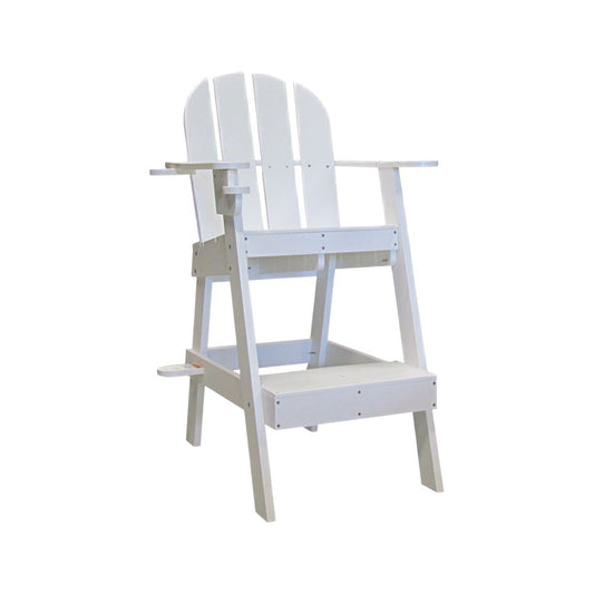 Tailwind Plastic Lifeguard Chair, White 1-Step, 30" Seat Height, 33" Long LG505W