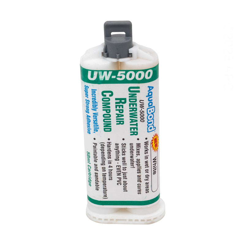 AquaBond UW-5000 Underwater Pool Repair Epoxy, 50 mL, White
