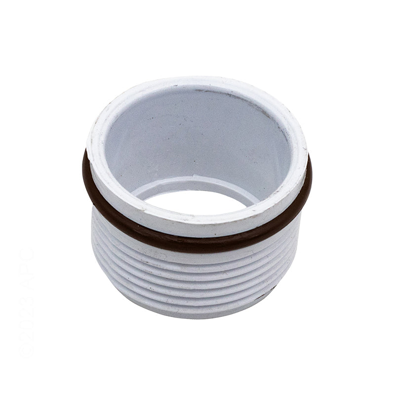 Waterway 212-4700B Poly Gunite Threaded Retainer Ring with O-Ring, White