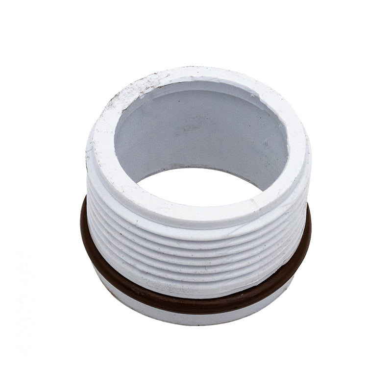 Waterway 212-4700B Poly Gunite Threaded Retainer Ring with O-Ring, White