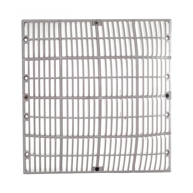 Waterway 640-4740V Universal Flat Grate, 12 x 12 inch Square, White