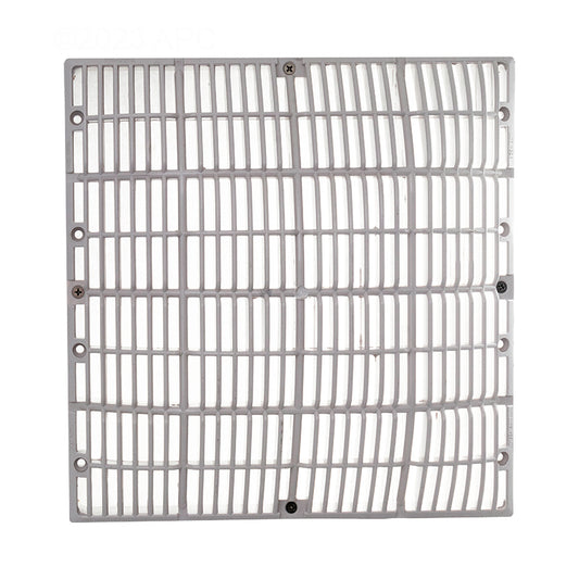 Waterway 640-4740V Universal Flat Grate, 12 x 12 inch Square, White
