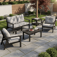 Corex HDPE Outdoor Sectional Sofa, 7-Piece
