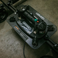 GRABO Panel Pro Modular Rail Suction Gripster System, 6 Cups, 441 lb