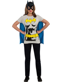 Rubie's Batgirl T-Shirt Women's Costume with Cape and Mask