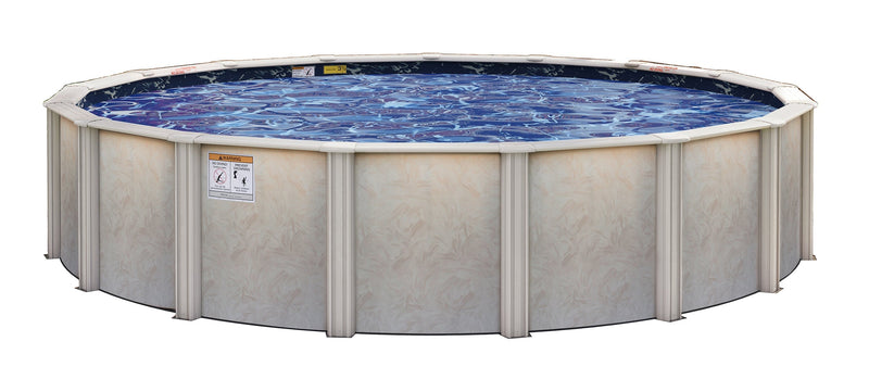 18' Round Above-Ground Pool with 52" Steel Wall & Step | Rio Grande | Limited Life Warranty