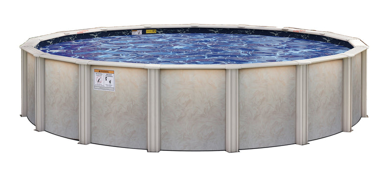 27' Round Above-Ground Pool with 54" Steel Wall & Step | Rio Grande | Limited Life Warranty