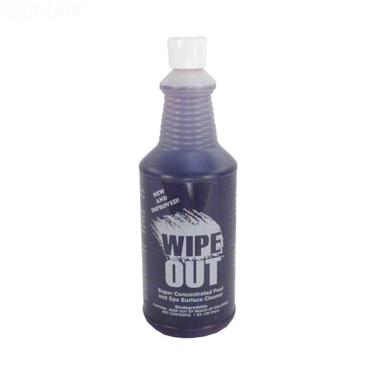 Wipe Out Multi Purpose Pool Surface Cleaner, 1 Quart, Vinyl Liner Safe