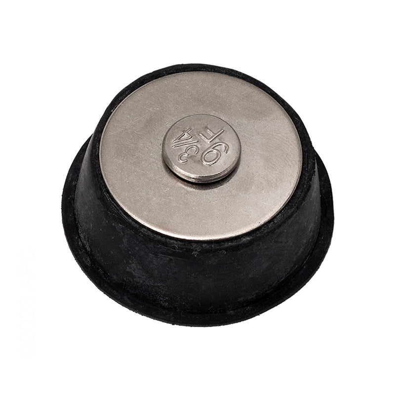 Technical Products #9 3/4 Shallow Flange Plug, 1 1/2" Return w/internal Seat, Winterizing Plug