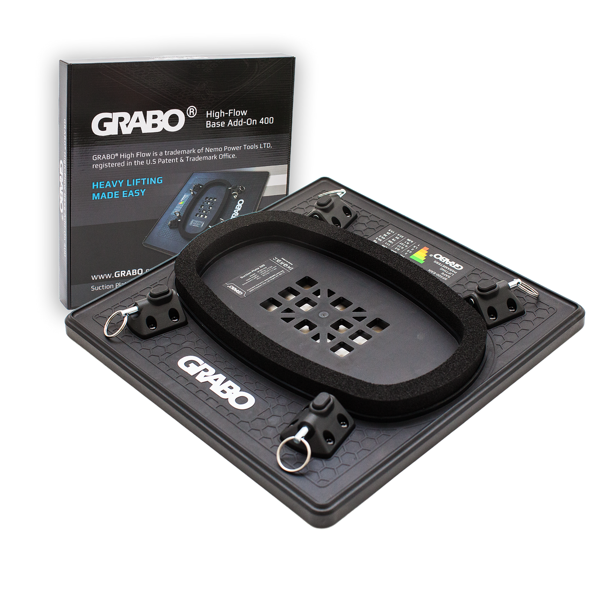 GRABO HighFlow Plate 300 and Smart Cut Seal Kit, 150 lb