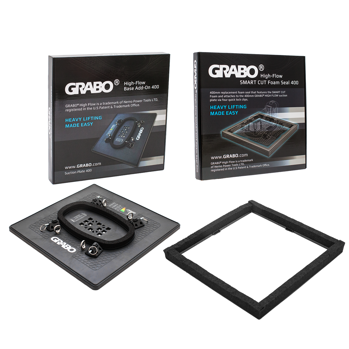 GRABO HighFlow Plate 400 and Smart Cut Seal Kit, 242 lb