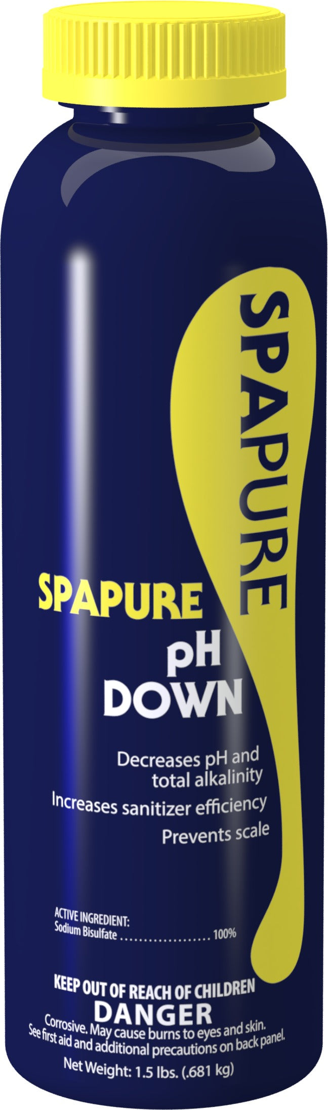 SpaPure pH Down 24 oz Granular Spa and Hot Tub pH Reducer