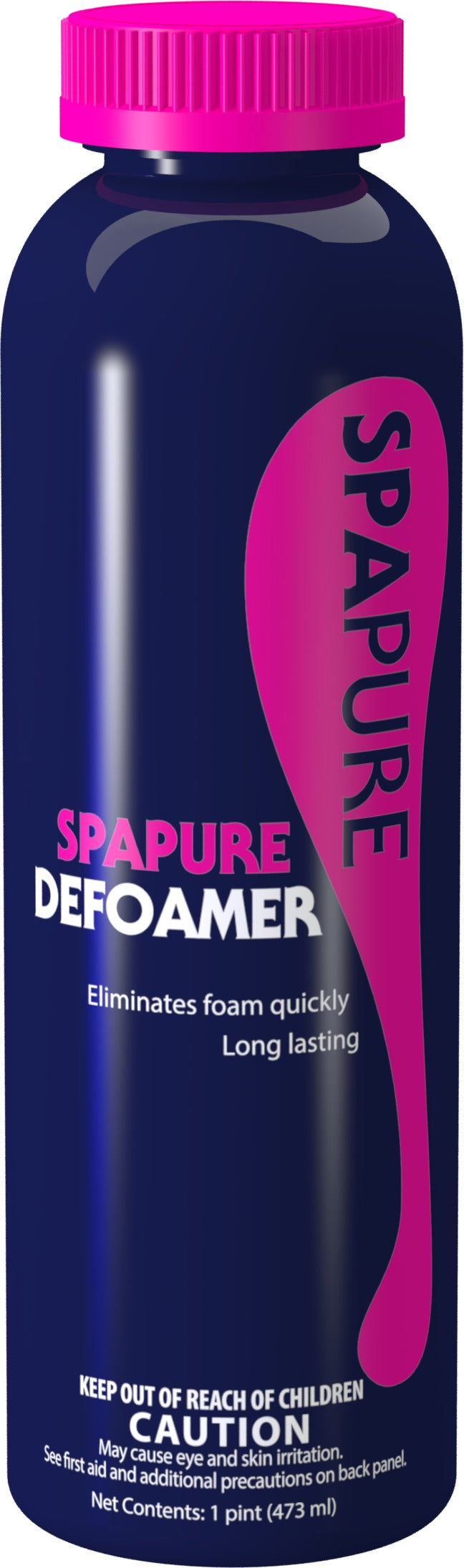 SpaPure Defoamer 1 Pint, 16 oz Concentrated Foam Remover for Spas and Hot Tubs