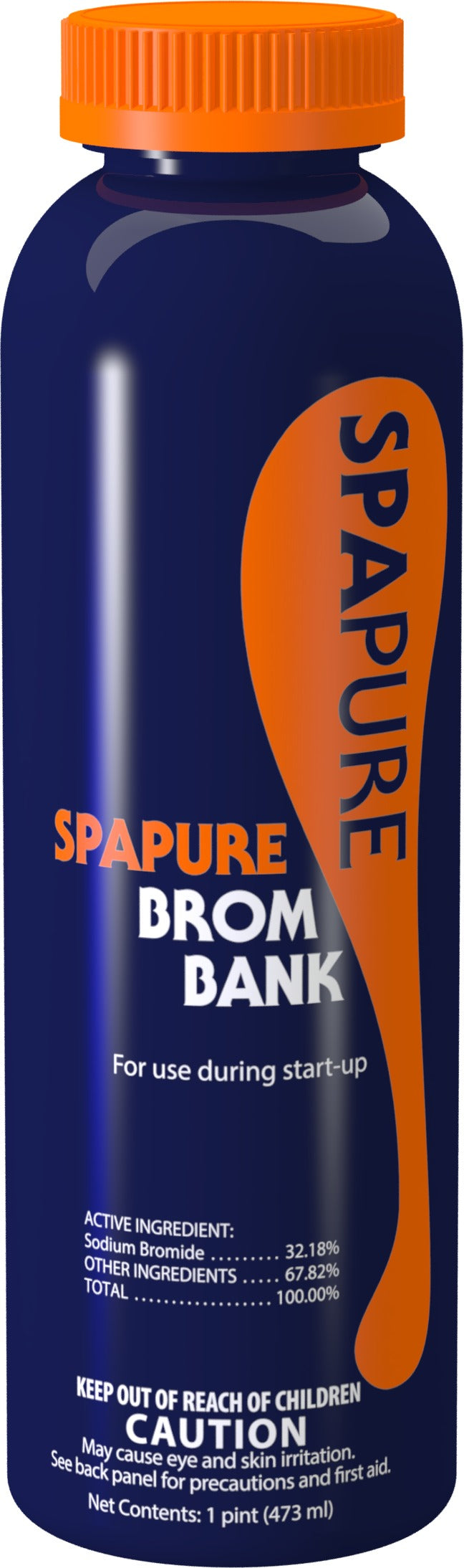 SpaPure Brom Bank 1 Pint Liquid Sodium Bromide Reserve Builder for Spas and Hot Tubs